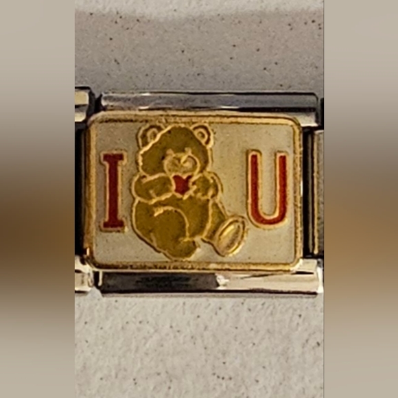 I  ❤️ Dad, I love U, Mastercard Italian charms - Picture 3 of 3